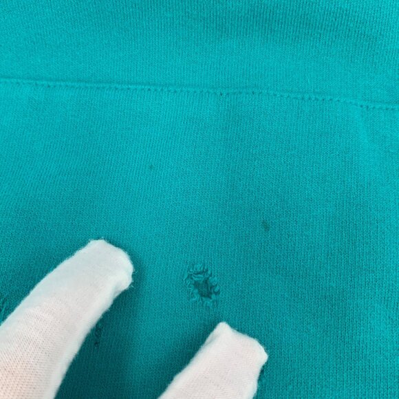 balenciaga Blue cotton distressed hoodie - Picture 9 of 9